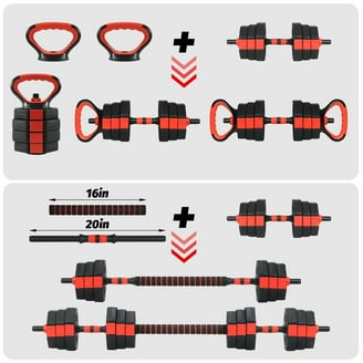 Yes4All Adjustable Dumbbell 52.5 lbs for Beginner Workout & Lift
