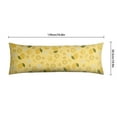 thumbnail image 6 of Lemon Print Body Pillow Cover - Soft & Breathable Fabric, Hidden Zipper, 20"x54", Cute Fruit & Floral Design - Perfect Gift for Lemon Lovers, Summer Decor, Side Sleepers & Pregnancy Support, 6 of 7
