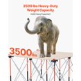 thumbnail image 3 of STAWAY Portable Folding Workstand - 3500 lbs Capacity, Easy Setup, Versatile for Outdoor & DIY Projects, Includes Accessories, 4.15x4.15 ft, 3 of 9