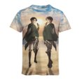 thumbnail image 3 of Camiseta de manga corta con cuello redondo y diseño retro de Wings of Liberty Attack on Titan para hombre, nueva camiseta de verano de manga corta, 3 of 5