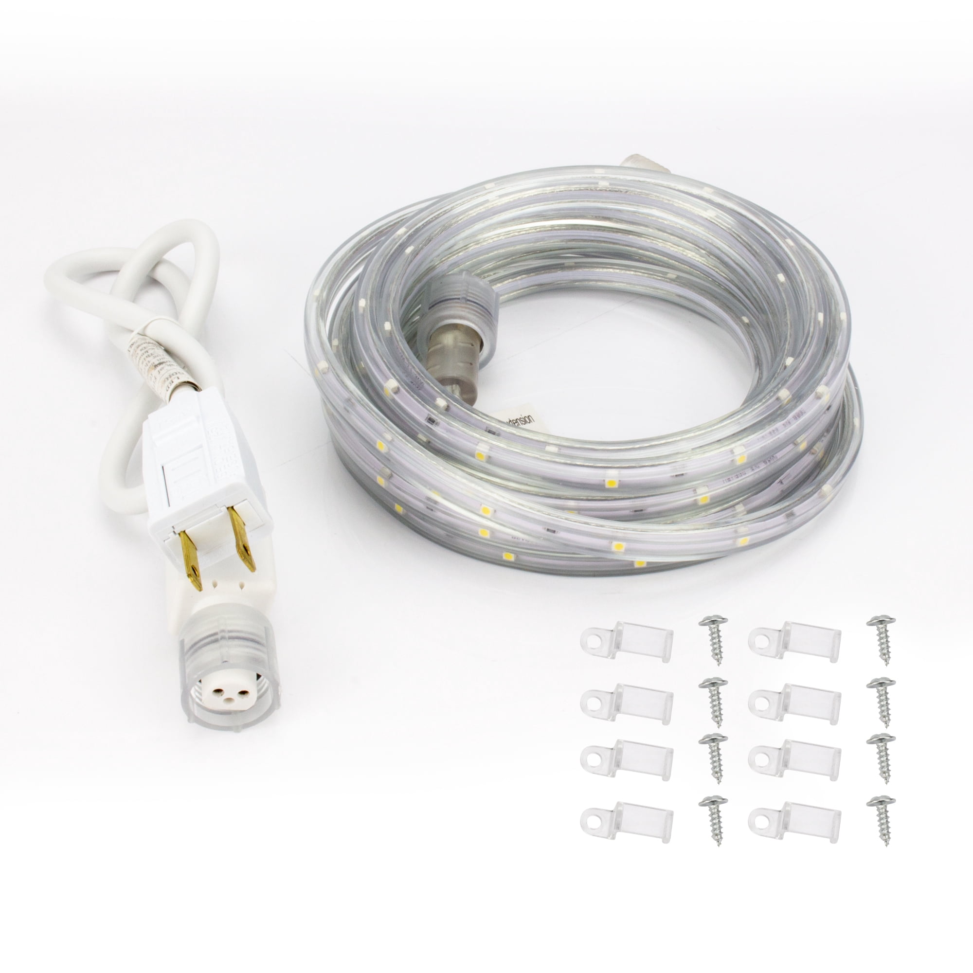 Better Homes & Gardens 120 Volt, 12 Watt, 16FT Soft White LED Strip Light For Indoor or Outdoor Use