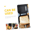 thumbnail image 2 of Sandwich Skillet Bread Loaf Pans for Baking Egg Cookers Cookware Double Pie Iron Toaster Sandwich Maker, 2 of 5