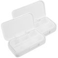 thumbnail image 3 of 2Pcs Portable Pills Case 6 Compartments Pills Organizer Pills Storage Box Travel Pills Case, 3 of 9