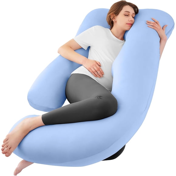 Almohada de Embarazo Sasttie Jumbo en Forma de U con Refrigeración 152x76 cm