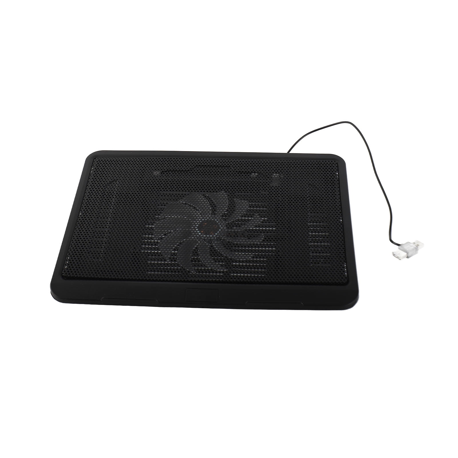 Hydraulic Bearing Laptop Cooler Pad, Quiet Fan, USB Wired, 14" Ergonomic Stand For Gaming