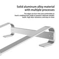 thumbnail image 5 of Laptop Stand under $5! Yannianjz Portable Laptop Stand for Desk, Aluminum Alloy Ergonomic Computer Riser, Anti-Slip Cooling Laptop Holder, Adjustable Notebook Stand for 10-18 Inch, 5 of 7