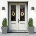 thumbnail image 5 of Poetree 2 Pack 3FT Topiary Artificial Faux Cedar Tree Plant Potted Indoor or Outdoor UV Protection Plastic Tree, 5 of 13