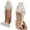 Beige, variant on Women Casual Shoes Bow Decor Lace Mesh Pointed Toe Wide Fit Flat Shoes Breathable Daily Footwear ,Us Size:9