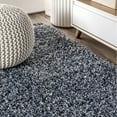 thumbnail image 6 of JONATHAN Y MERCER SHAG 2 x 8 Runner Rug, Mercer Plush Tassel - Denim Blue, MCR100C-28, 6 of 9