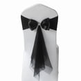 thumbnail image 3 of Elegant Chair Sashes: Wedding, Hotel, and Conference Decoration with Sheer Organza Fabric and Elastic Band Holiday Celebration, 3 of 10