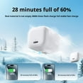 thumbnail image 5 of JGJJUGN 30W GaN Charger, USB C Fast Charging Block, PD30W Quick Charger, Type C Power Adapter, Super Fast Charger for Phones, Low Heat Emission, Compact Size, Ice Charging Head, 5 of 9