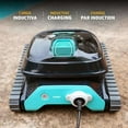 thumbnail image 3 of Dolphin Liberty 300 Cordless Robotic Pool Vacuum Cleaner — Simple Inductive Charging — Click-Up for Easy Removal — Ideal for Above and In-Ground Pools up to 33 FT in Length, 3 of 5