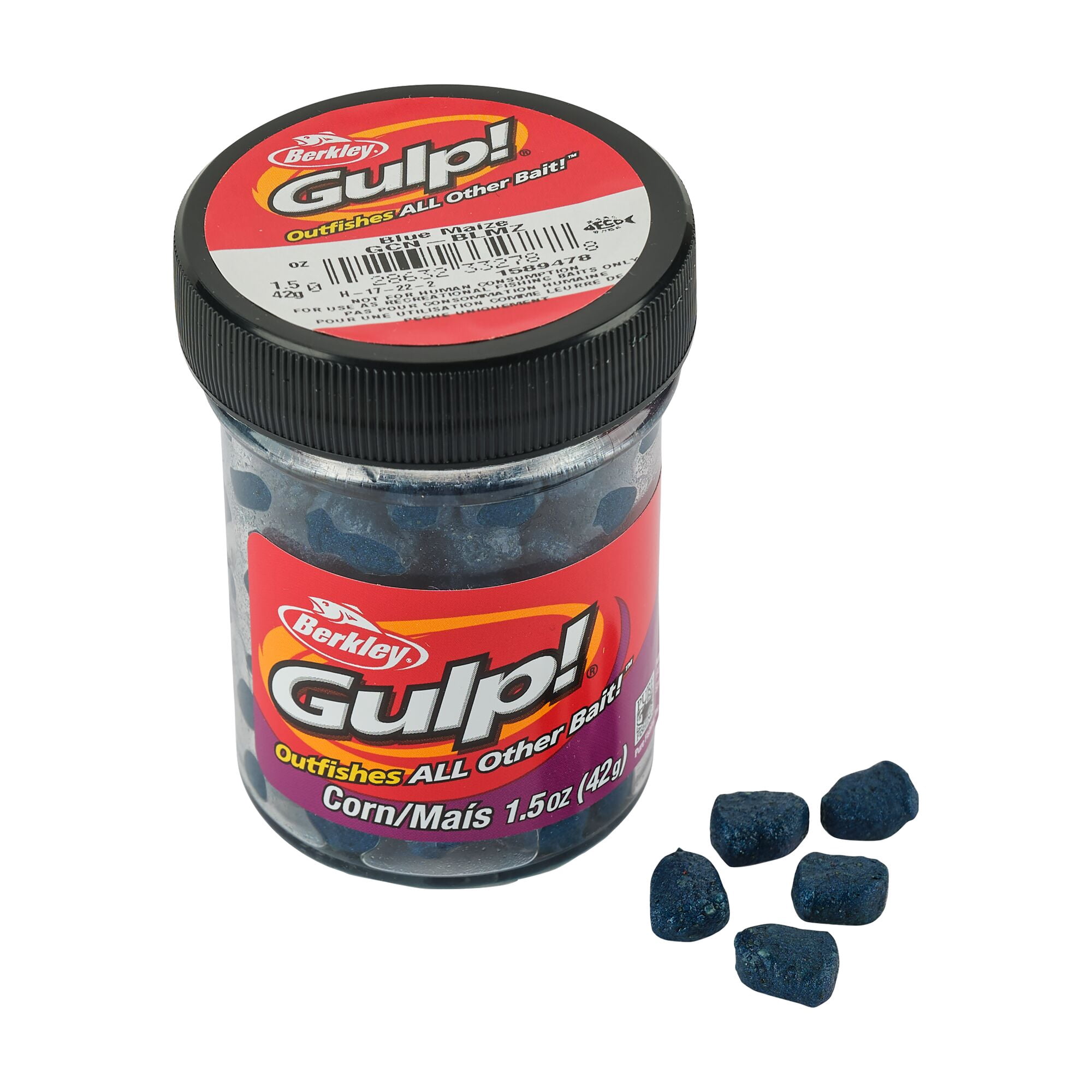 Berkley Gulp!® Corn, 0.25 in, Corn, Blue Maize (1 Count)