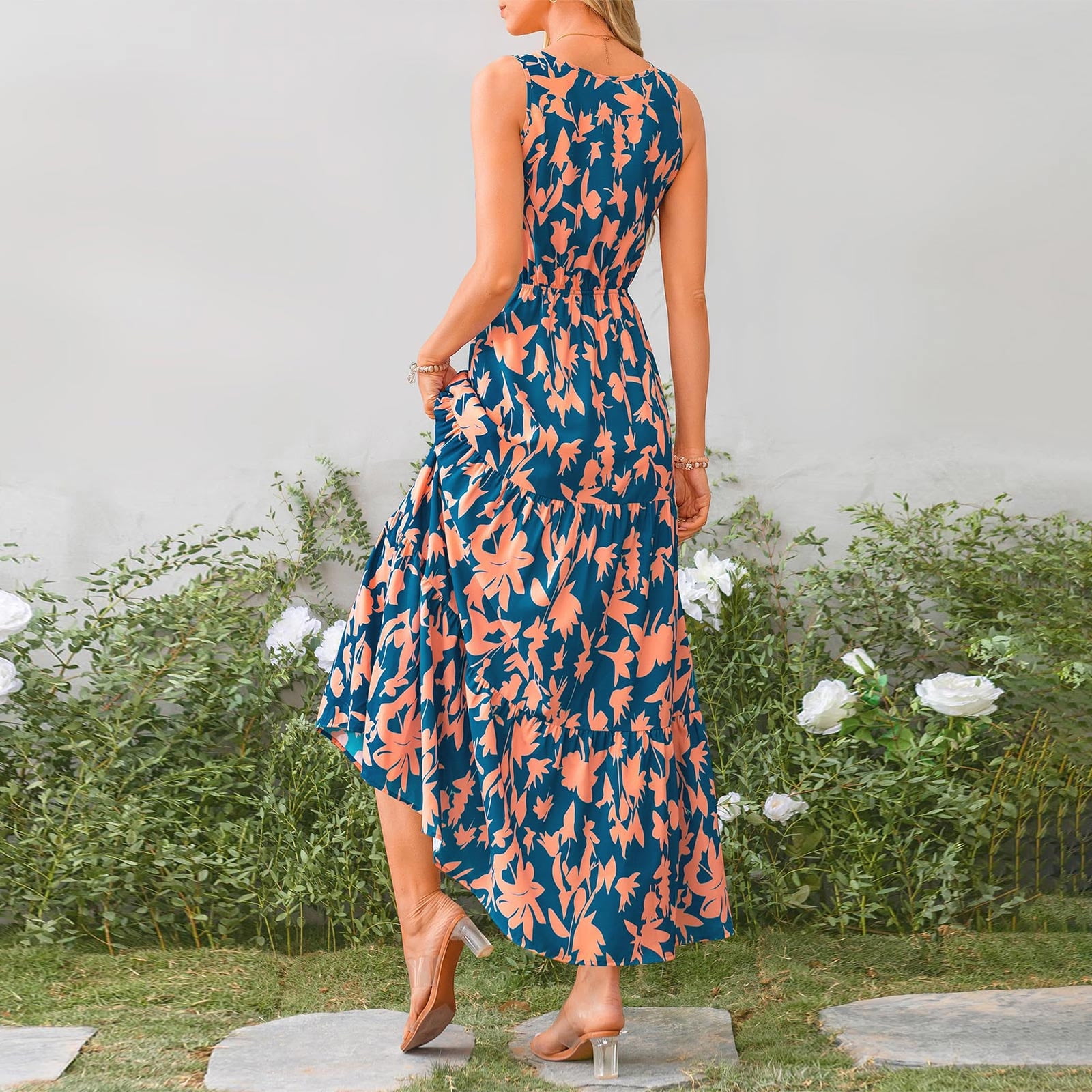 Tea Party Dresses for Woman, Wrinkle-Resistant Outdoor Dinner