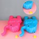 thumbnail image 3 of juego de juguetes de plástico para lanzar aros, divertido juego interactivo para niños, para exteriores y hogar (estilo elefante azul)., 3 of 6