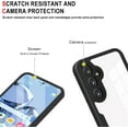 thumbnail image 4 of 360°All-Inclusive Phone Case for Samsung Galaxy A54 5G, [Built in Screen Protector] Dual Layer Full Body Shockproof Clear Cover Case [Not-Yellowing] for Samsung Galaxy A54 5G QB-Black, 4 of 9