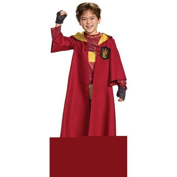 Childs Harry Potter Quidditch Gryffindor Deluxe Costume - Large 10-12