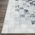 thumbnail image 3 of Couristan Prairie Hygee Blocks Coal-Ice Caps Printed Faux Cowhide Area Rug&nbsp;, 3 of 4