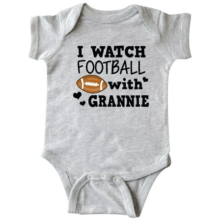 

Inktastic I Watch Football with My Grannie Gift Baby Boy Bodysuit