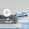 thumbnail image 2 of Reloj de pared con números acrílicos y alfombra antideslizante para cocina, estudio, granja, guardería, dormitorio, sala de juegos, decoración del, 2 of 8