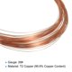 thumbnail image 3 of Uxcell 66 pies de alambre de cobre sólido desnudo de 26 AWG, alambre de cobre 99.9% puro, alambre de cuentas suave de 0.45 mm, 3 of 6