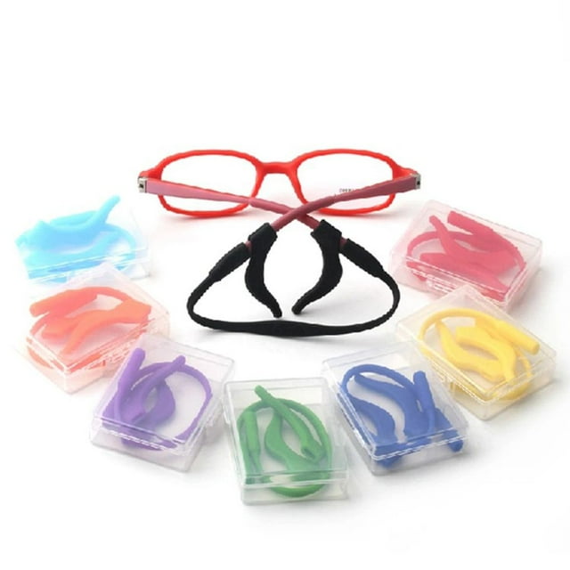facefd Children Glasses Anti-slip Set Super Sports Glasses Hook Soft Silicone Ear Hook Rope