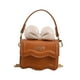 thumbnail image 4 of Bolso de hombro con solapa para mujer, mini bolso de cadena, pequeño y elegante, bolso de mano para exteriores Marrón, 4 of 9