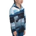 thumbnail image 5 of Kdxio Blue Thunder Storm Dragon Pattern Kids Boys Girls Zip Up Hoodie 3D Printed Hooded Sweatshirt Hoody Coat with Pocket 7-12 Y-Small, 5 of 6