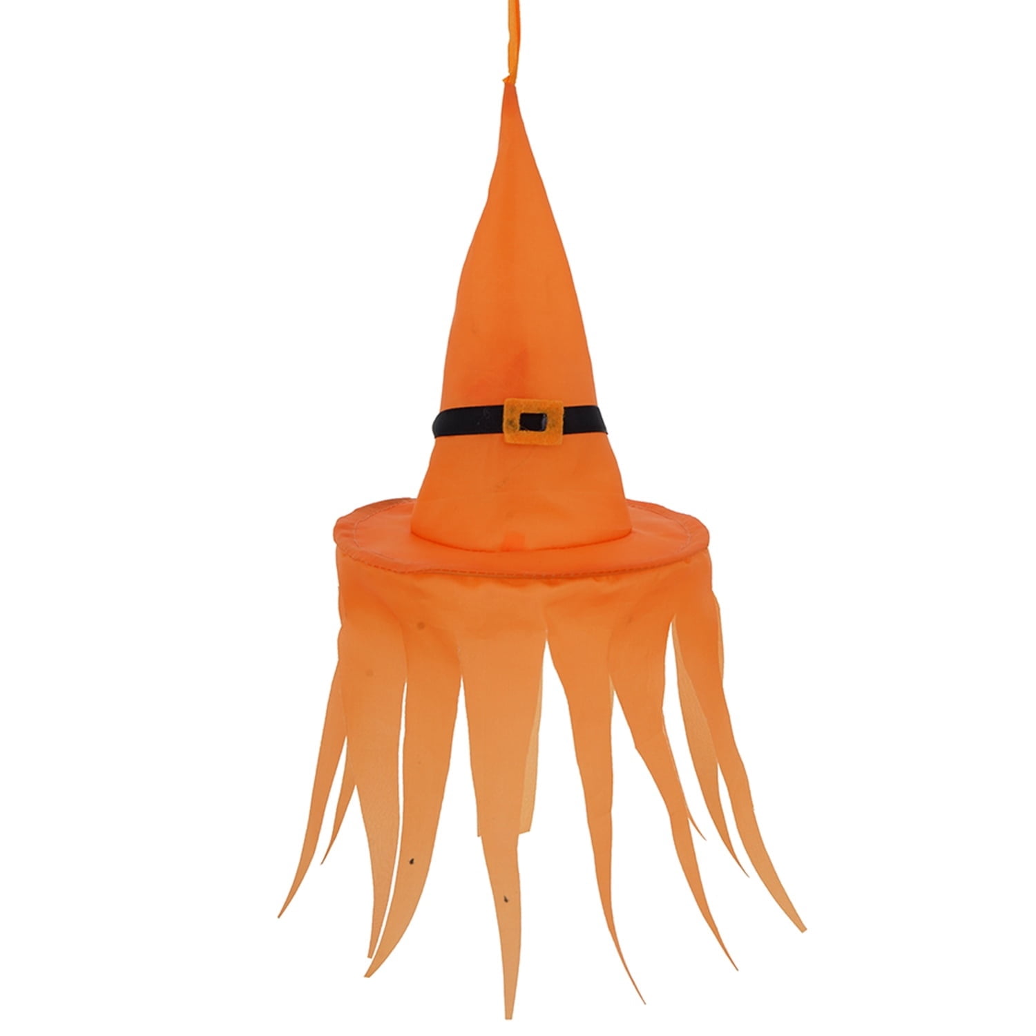 Light-Up Hanging Witch Hat Decorations, Orange and Purple, 6", 3 Count, Halloween by Way To Celebrate