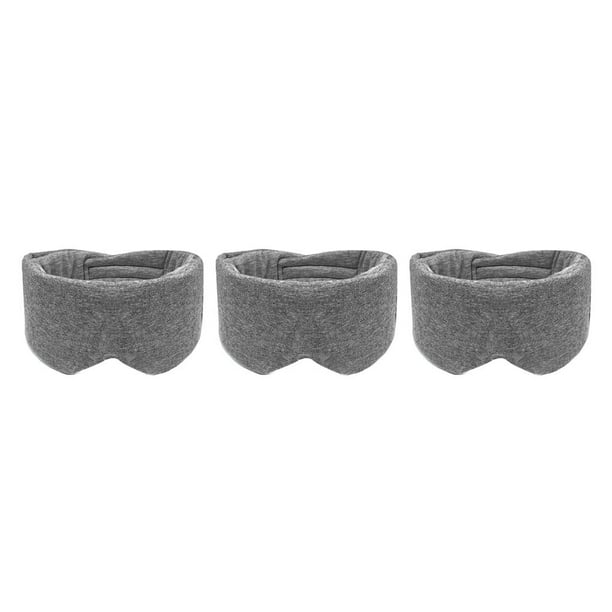 Soidarity Parche de ojo para dormir longitud ajustable adultos niños plegable lavable Flexible Blinder hogar visera gris Type1 NO1