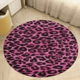 thumbnail image 2 of Animal Cheetah Print Round Area Rugs for Bedroom Living Room, 6FT Soft Comfy Indoor Circle Carpets, Carpet Home Decor Floor Mat, 2 of 6