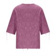 thumbnail image 3 of Qiopertar Liquidation à Moins de 5$ Pull Mode Homme Col Rond Blouse à Manches Longues Chandail en Molleton Blouse en Liquidation Offres d'Accès Anticipé, 3 of 5