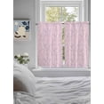 thumbnail image 3 of Pink Branches 2 Panel Kitchen Curtains for Windows, Vintage Art Farmhouse Bathroom Privacy Curtain, Home Décor Window Treatment for Bedroom/Living Room 55"x45", 3 of 6