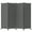 Gray, variant on 6FT Portable Room Dividers And Folding Privacy Screens, 88'' Wide Fabric Divider for Separating Spaces, 4-Panel Freestanding Wall Divider Screen for Dorms, Studios, And Offices.