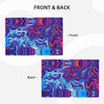 thumbnail image 4 of Placemats Set of 6, Swirl Print Blue Purple Place mats for Dining Table Indoor/Outdoor, Cute Heat Resistant Washable Table Mats(18" x 12"), 4 of 8
