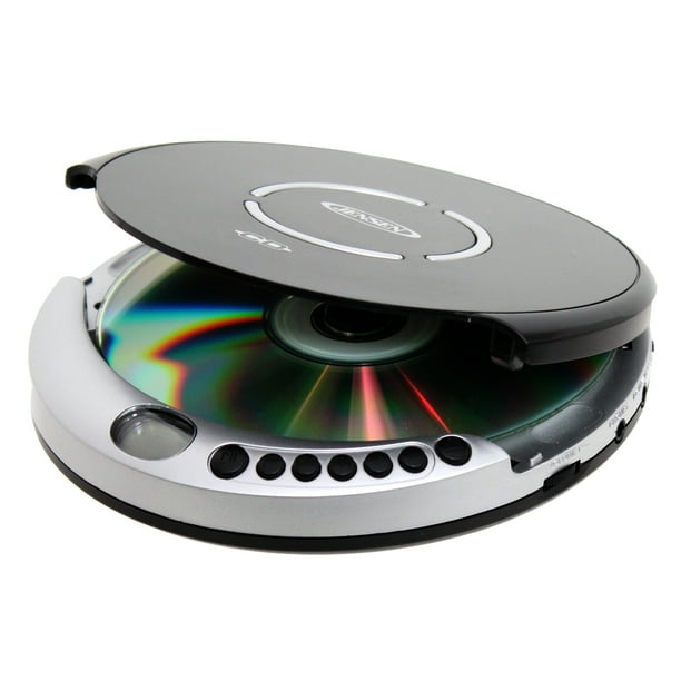 Jensen Compact Portable CD Player with Bass Boost, Battery Powered