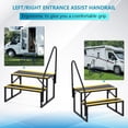 thumbnail image 2 of Kojooin 2 - Step RV Stairs with Handrail, Portable Hot Tub Steps for Camper, Pool, 2 of 7