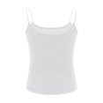 thumbnail image 4 of Timegard Tank Tops for Women Scoop Neck Spaghetti Strap Solid Color Summer Casual Comfy Sleeveless Tops, 4 of 6