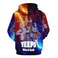 thumbnail image 3 of Unisex Men Women Yeep Hide And See0 Hoodies 3D Fashion Digital Print Cartoon Pullover Hooded Sweatshirts with Pockets, 3 of 8