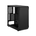 thumbnail image 2 of Fractal Design Focus 2 Black ATX mATX Mini ITX Clear Tinted Tempered Glass Mid Tower Computer Case, 2 of 12