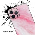 thumbnail image 5 of Design Skinz Marbleized Pink Paradise V6 Full Body Skin Decal Wrap Kit Compatible with Apple iPhone 12 Pro Max (Screen Trim & Back Skin), 5 of 5