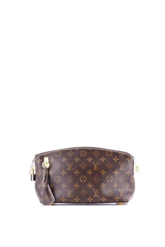 Pre-Owned Lockit Cuff Clutch Monogram Fetish Canvas By Rebag