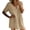 Khaki, variant on Yxbdin Cotton Linen Dresses for Women Roll Up Short Sleeve Mini Dresses Casual V Neck Lounge Dress Soft Comfy Beach Vacation Dresses with Pockets