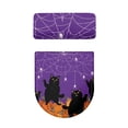 thumbnail image 2 of HELLHERO Halloween Elastic Fabric Toilet Lid Cover Set & Dust-Proof Bathroom Toilet Lid Cover Set & Stretch for Household Universal, 2 of 8