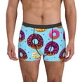 thumbnail image 4 of Wukai Donuts Print Men’s Underwear Breathable Boxer Briefs,&nbsp;Moisture Wicking & Breathable-Small, 4 of 7