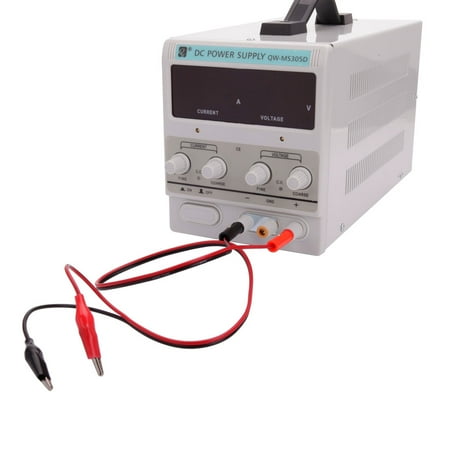 Variable Power Supply Dc Zimtown 5A 30V DC Power Supply | Adjustable Digital Precision Variable | Lab Grade W/ Clip Cable 110V ()