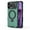 Green, variant on Case For IPhone 17 Pro Max/17 Pro/17 Air/17, Clear Transparent Not Yellowing Cover Slim Anti-Slip Stand Shell Magnetic Wireless Charger Case