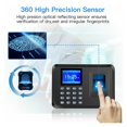 thumbnail image 5 of 2.8'' TFT LCD Display Biometric USB Fingerprint Attendance Machine Free Software Password Employee Checking-in Reader - Efficient Management, 5 of 8