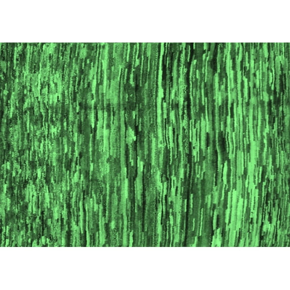 Ahgly Company Indoor Rectangle Southwestern Emerald Green Country Area Rugs, 8' x 10'