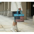 thumbnail image 2 of MKF Collection Lilian Vegan Leather Women's Flag Tote by Mia K. - Chocolate Brown, 2 of 10